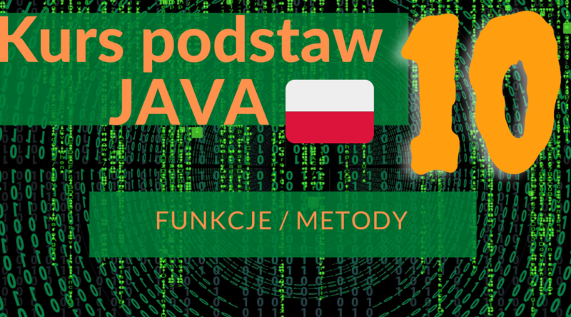 funkcje czy metody - java