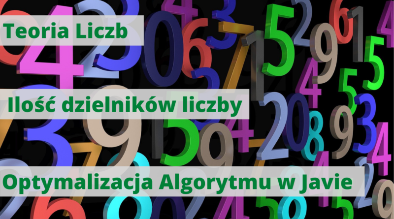 Ilość dzielników liczby. Algorytm w Javie